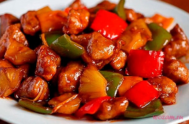 Мясо с овощами, китайская кухня Мясо с овощами, китайская кухня