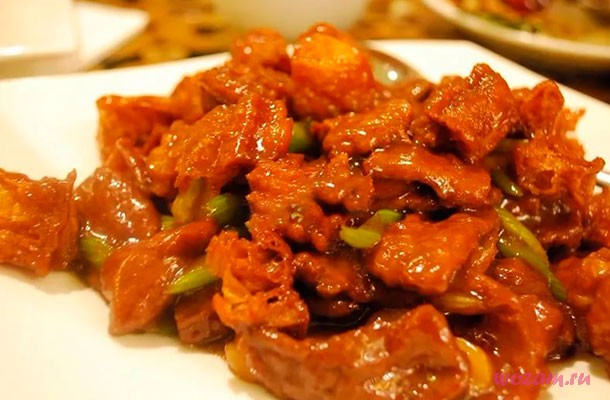 мясо по китайски, китайская кухня мясо по китайски, китайская кухня