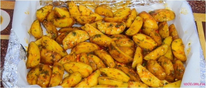 картофель айдахо в духовке