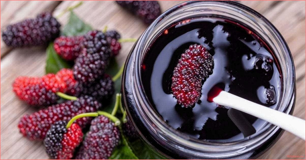 Бекмес из шелковицы — уникальное растение для здоровья и красоты