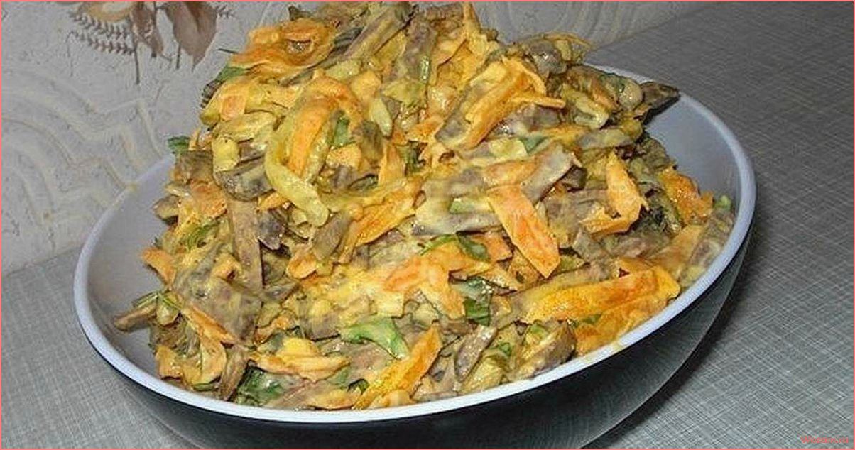 Вкусный и полезный рецепт салата из печени — наслаждайтесь богатым вкусом и питательными свойствами!