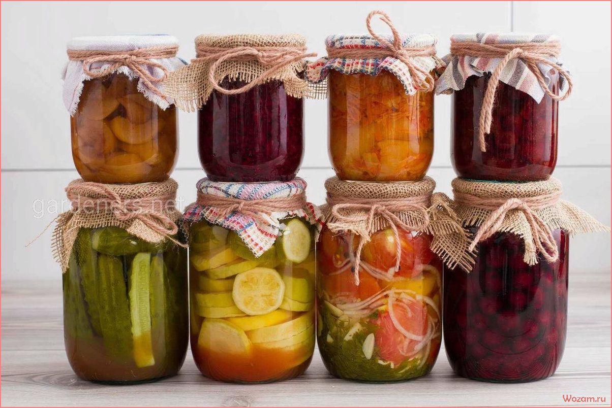 (консервация, пищевых, продуктов, правильно, сохранить) Консервация пищевых продуктов — как правильно сохранить свежесть и питательность на долгое время