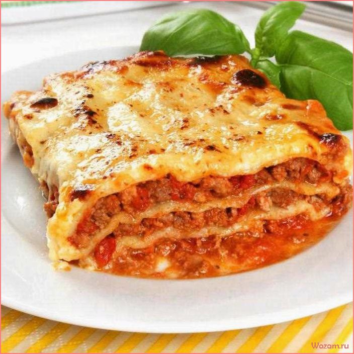 (приготовить, вкуснейшую, лазанью, мясом, сыром) Как приготовить вкуснейшую лазанью с мясом и сыром — лучший рецепт и секреты итальянской кухни!