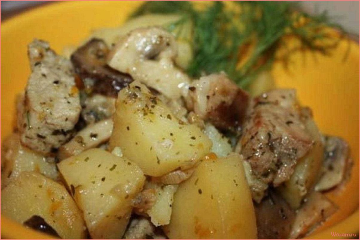 (тушеная, курица, картофелем, мультиварке, простой) Тушеная курица с картофелем в мультиварке — простой и вкусный рецепт для быстрого приготовления