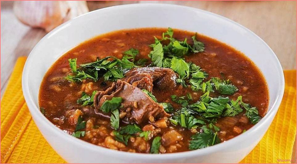 (харчо, вкусный, ароматный, рецепт) Харчо — самый вкусный и ароматный рецепт грузинского супа, который невозможно забыть!