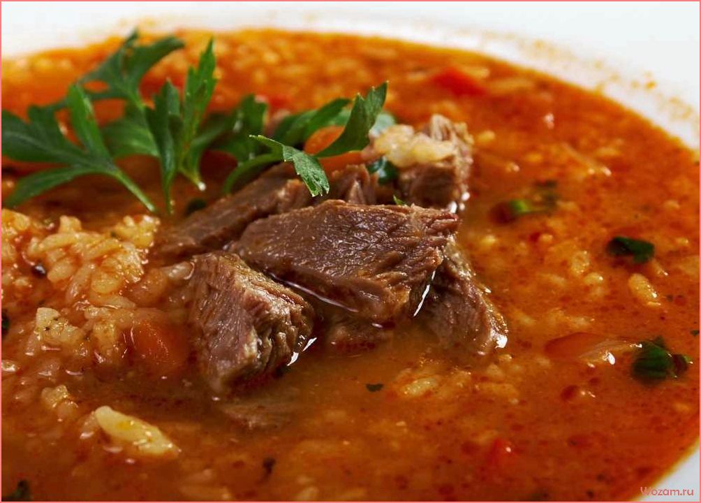 (харчо, вкусный, ароматный, рецепт) Харчо — самый вкусный и ароматный рецепт грузинского супа, который невозможно забыть!